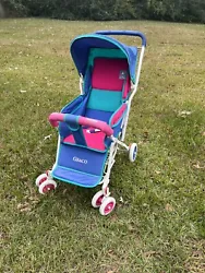 Vintage Graco Baby Stroller Buggy 80s Collapsible. Has a couple of spots on the handle area. Folds into a 30 by about...