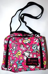TOKIDOKI for HELLO KITTY. from: SANRIO. Zip around front closure. Detachable, adjustable shoulder strap. Top carry...