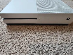 Microsoft Xbox One S 500GB White Console Only Model 1681 Tested Working!.  This is my personal system and in working...