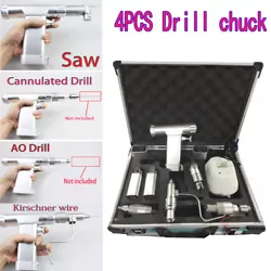 Type: autoclavable awl. 1X Cannulated Drill Quick Connector. 1X Oscillating saw Quick Connector. 1X AO Drill Quick...