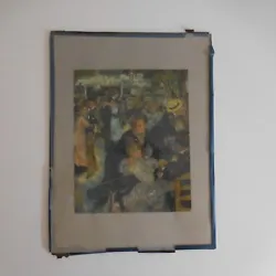 Impressionist reproduction painting Toulouse Lautrec twentieth art deco design PN France. Traces d’usage : à...