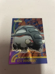 Pokemon Topps #232 DONPHAN - FOIL - Johto Series 1 - LP.