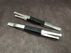 Good used condition. Black handles. Size: 4 1/2” length x 9mm width, 4.7mm plain tip width. Our inventory is sourced...
