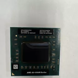 Hi and Welcome to our listing! This listing is for a preowned AMD A6-4400M Series Socket FS1 2.7GHz Laptop CPU...