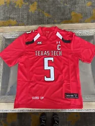 Patrick Mahomes Jersey NEW Mens Large Texas Tech Red Raiders. Very Nicely Stitched Ships Lightning Fast!!...