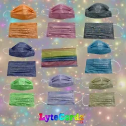 Glitter / Bling / Sparkle Disposable Style Face Protection Mask. Spread Fabulous Bling Instead! Dont spread germs! We...