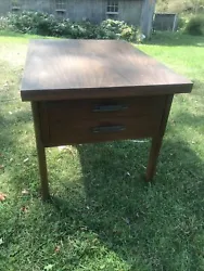 Vtg LANE Virginia Maid Wooden End Table Mid Century Modern Drawer Rare 60s Retro. Excellent condition, a few blemishes...