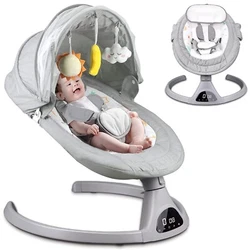 5 Amplitudes for baby swings for infants to toddler: Our electric baby swing is finished with 5 different swing...