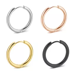 The huggie hoop earring won’t tarnish, discolor, or turn your ear green. They won’t caused any irritation, perfect...