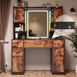 It is very convenient for you to hang your necklace, earrings, bracelets, watches, etc. (Only the small cabinet on the...