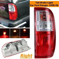 For Ford Ranger 1998 - 2006. 1 x Tail Light (With wiring and bulb). With no pollution, no noise, no electronic...