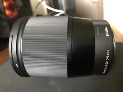 Sigma F1.4 DC DN 16mm Contemporary Lens for Sony E Mount Camera. As like a new excellent condition.