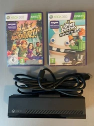 Les jeux (Lapins Crétins & Kinect Adventures) sont neuf et sous blister dorigine. Vous enchérissez pour un lot Kinect...