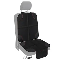 Easy to install Step 1: Put the waterproof child car seat cover protector right on the car seat (backseat or front...