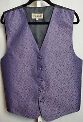 After Hours Brand Mens Size M Purple Geometric Print 5 buttons  Adjustable strap at back Gently worn  From a smoke free...