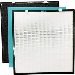 Nispira premium filter set compatible with Oransi Max air purifier model OVHM80. Compared to Part no RFM80.