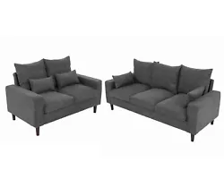 The 3 seater with ottoman will send in 2 parcels. Effortlessly combining a modern style with a stylish look, this...