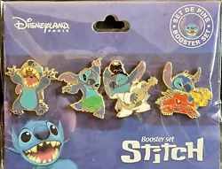 Disney Stitch DLP Disneyland Paris 4 Pin Booster Pack.