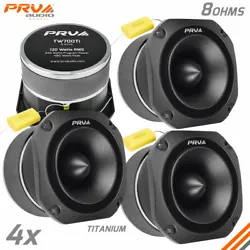 Add detail to any speaker with PRV Audios TW700Ti titanium bullet super tweeter! With high frequency response up to...