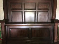 PULASKI, Solid wood King bedroom set..Beautiful and charming bedroom set!! They are substantial pieces of furniture....