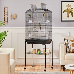 【Specifications】Color: Black; Materials: Steel, Plastic; Bar Spacing: 3/8″; Overall Dimensions (open top):...