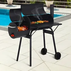 🥩Multiple Barbecue Modes： This barbecue grill is designed with two ovens and can have three barbecue modes to help...