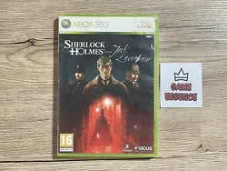 Sherlock Holmes Contre Jack L’Éventreur Xbox 360 Complet PAL FRTrès bon état général, CD de jeu présentant...