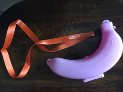 Banana Keeper Protector Saver Case Lunch Box Storage Container w/strap Lanyard. See all 12 photos for details as they...