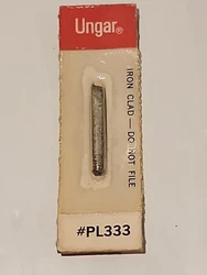 VINTAGE NOS CARDED SEALED UNGAR IRON CLAD SOLDERING TIP #PL333. Please view the photos for the description and the...