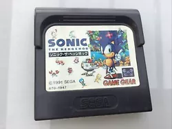 Sonic the Hedgehog pour Sega Game Gear, japonais ?. État visuel okNon testé A voir si jeux japonais au vue du titre...