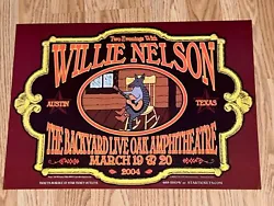 Willie Nelson. The Backyard Live Oak Amphitheatre, Austin, Texas.