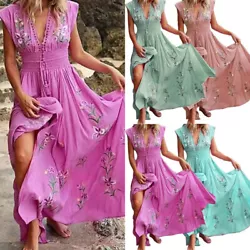 Style: fashion,boho. Length: maxi. Occasion: beach,party. Pattern: floral print. Thickness: thin. Color: light...