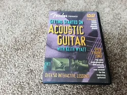 Getting Started On Acoustic Guitar. Opened but never used.