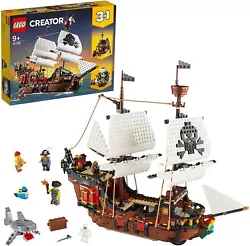 Lego 31109. Le bateau pirate (31109) encourage le jeu créatif en proposant 3 modèles en 1 : un bateau pirate...