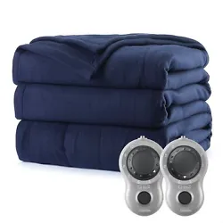 Sleep better with the Sunbeam Fleece Heated King Size Blanket and beat those winter blues. Indulge yourself with its...