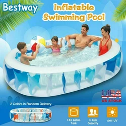 Kiddie Pool Inflatable Baby Swimming Blow Up Kid Pool 59