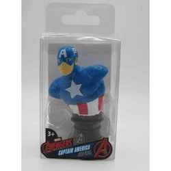 This micro paper weight by Monogram Direct features a statue bust of Iron Man.