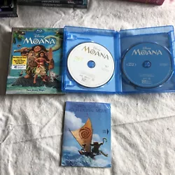 Moana Blu-ray And DVD + Digital Copy. Very low starting bid. Digital copy has never been opened. Check out my other...