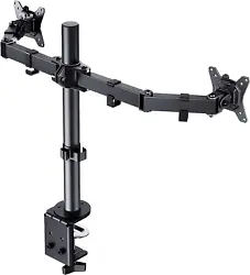 The adjustable articulating arm provides ±45° tilt, 180° swivel, and 360° rotation for a wide range of vertical and...