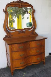 This high quality Dresser and Mirror is made out of wood, solid wood, oak, tiger oak, veneer, and mirror. The Dresser...