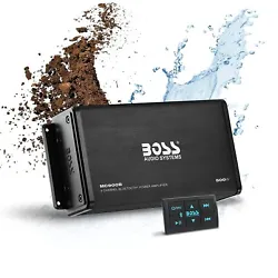 BOSS AUDIO MC900B. Wherever you want to go, the MC900B is ready to go with you. 4-Channel Bluetooth Micro Marine...