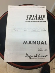 Triamp tube guitar amplifier 100W.