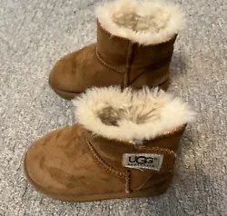 UGG Keelan Chestnut Toddler Girls Boots Euro Size 25 US Size 8.5. These boots are in very good condition with some...
