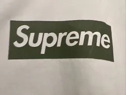 Supreme Berlin Store Opening Box Logo T-Shirt White Large used. Steamed, clean and pressed