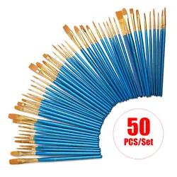 This professional painting brush set can be used for acrylic painting, watercolor, oil painting of miniature, craft art...