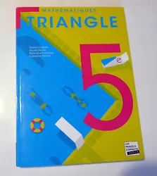 Triangle Mathématiques 5e. éditions 2010 - Manuel de lélève.