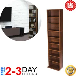 CD Capacity 261. DVD Capacity 114. The Herrin Collection features raised wood grain finish in a variety of elegant...