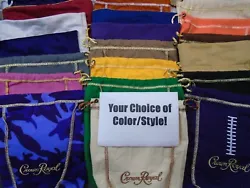 Custom build your own Crown Royal bag lot! Bags are in used-but good condition.