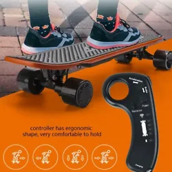 Télécommande électrique skateboard longboard à quatre roues avec P indicateur ower. Avec boucle dindex, empêchez...