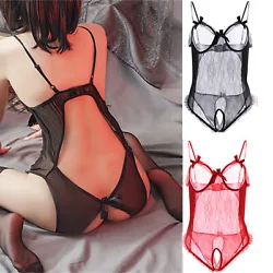 1 x Sling Sleepwear (without Nipple Clip). TypeSling Sleepwear. 【Material】Lace, Spandex. 【Style】deep v-neck and...